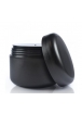 100ml Black Frosted jar with lid