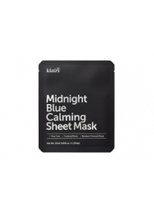 DEAR KLAIRS – Midnight Blue Calming Sheet Mask - pleťová maska 25 ml