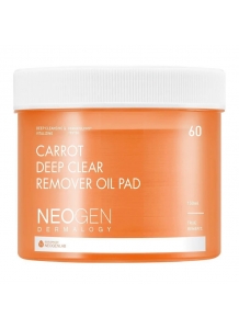 NEOGEN - Dermalogy Carrot Deep Clear Remover Oil Pad - odličovacie tampóny 60ks