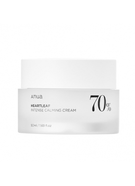 ANUA - Heartleaf 70 Intense Calming Cream - upokojujúci krém 50ml